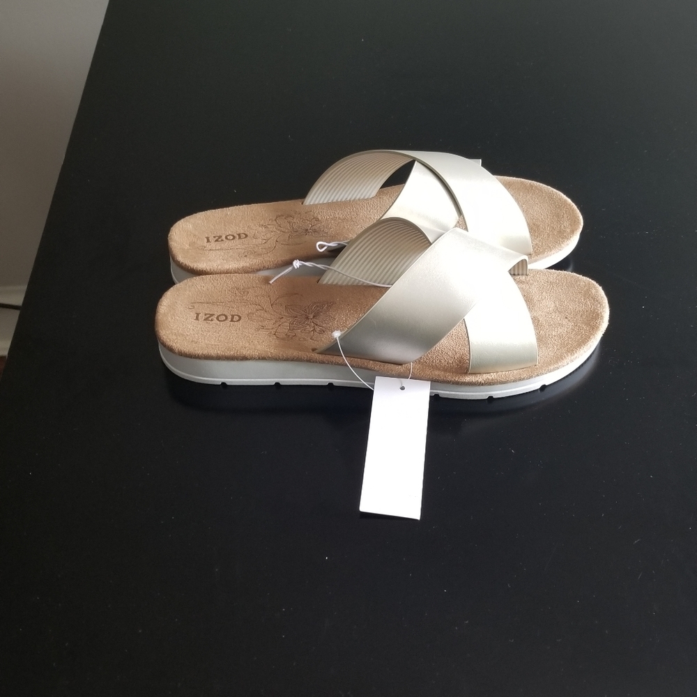 NWT- Izod Slides/Sandals